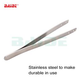 Anti-static Ceramic ESD Tweezers Pliers Stainless Steel Handle Ceramic Heat Resistant Tweezer handle 400pcs/lot