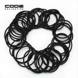 Black Elastic Hairbands for Girls Fashion Women Scrunchie Gum for Hair Accessories Elastic Hair Bands