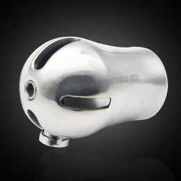 Chastity Devices Male Luxury Chastity Lock Device PA9000 With Titanium Plug PA A295 Bird Cage New #T26