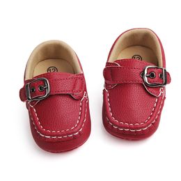 Детская обувь из искусственной кожи, Нескользящая обувь для первых ходунков для малышей, детские кроссовки унисекс для прогулок