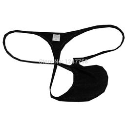 Seksi erkek Parlak Mikro G-String Thongs İç Seksi Mayo Bikini Pantolon Kılıfı T-geri S923