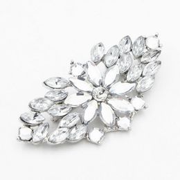 Bling Bling Crystal Rhinestone Brooch Flower Bridal Brooch Suit Lapel Pin for Wedding High Quality Jewelry