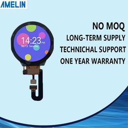 AML130A2402A 1.3 inch 240*240 round tft lcd Module display with CTP touch screen and IPS viewing angle for smart watch