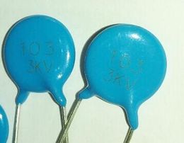 100 pcs Blue 103 3KV 3000V 3KV 0.01uf High Voltage Ceramic Disc Capacitors