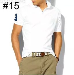 New Brand Men's Big Horse Embroidery Polo Shirt For Men luxury Polo Men Cotton Short Sleeve shirt jerseys bodybuilding fitness men Plus Size