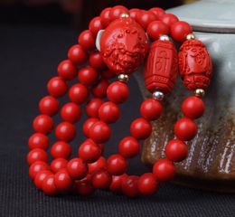 New cinnabar bracelets cinnabar beads ladies bracelets beads bracelets
