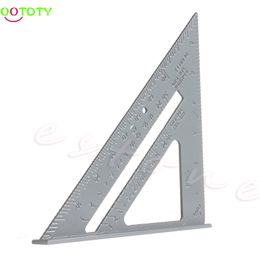 Aluminium Alloy Speed Square Protractor Mitre Framing Measurement Measuring Tool