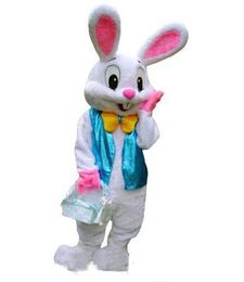 2018 Factory sale hot Professional Easter Bunny Mascot Costumes Rabbit Adult Free Shipping