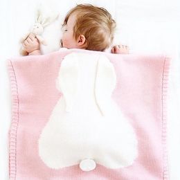 baby blanket rabbit blanket baby kids cute blanket wrap swaddle lovely rabbit soft warm toddler blankets with rabbit ear tails