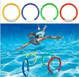 4pcs/set Swimming Rings Diving Toy Pool Dive Ring Kid Children Water Game Swimways Interesting Underwater Sports Toys