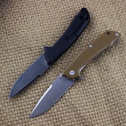 Special Offer 3 Handle Colours Flipper Folding Knife D2 Drop Point Blade G10 Handle Ball Bearing Tactical Folding Knives