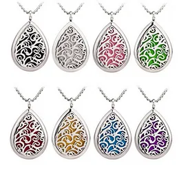 Aromatherapy Oil Diffuser Magnetic Locket Pendant with Free 45cm Chain Fashion Necklace Pads and Great Hypoallergenic Property