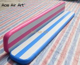 3m L x 0.4m W x0.1m H Airbeam Inflatable Air Track Gymnastics Exercise Mat Balance Beam Pad Cheer Skills Training