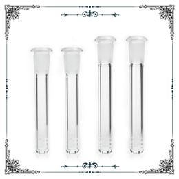 3.5 inches 4 inches 4.5 inch glass downstem hookah Diffused Downstem with 6 cuts slide different size Smoking Accessories for glass bong Manufacturer