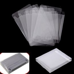 Plastic Transparent Game Cartridge Protector Cover Case PET For NES Game Cards Protective Box DHL FEDEX EMS FREE SHIP