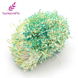 Lucia crafts 60mm Multi colors options tip pistil stamen Flower stamen cake decoration Double head stamens 288pcs 11040301(288)