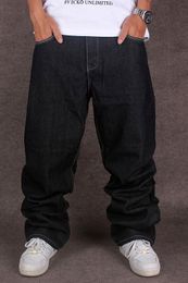 -Homens Black Baggy Jeans Hip Hop Designer Cholyl Marca Skate Calças Solto Estilo True Hiphop rap de Hiphop Atacado Jeans Boy