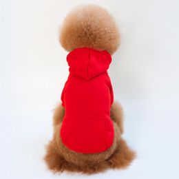 Hot Soft Winter Warm Fleece Pet Dog Clothes pet sweater Costume Clothing Jacket Teddy Hooded Coat pet clothes dog clothes