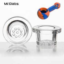 Wholesale High borosilicate Glass Bowl Smoking Accessories for Silicone Smoke Pipe Hand Pipe Hookah Bongs