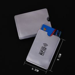 Aluminium Anti Rfid Reader Blocking Bank Credit Card Holder Protection New Rfid Card Reader Metal Credit Card Holder