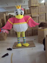 2018 Discount factory sale Duck queen Mascot Costume Adult Character Costume mascot As fashion free shipping