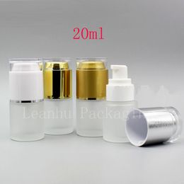 20ml Empty Frosted Glass Bottle 20cc Personal Care Lotion Cream Glass Container Perfume Bottle,Makeup setting spray packaging