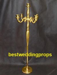 New style Metal Candlestick Flower Vase Table Centrepiece Event Flower Rack Road Lead Wedding Decoration best0257