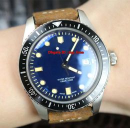 3 Style Best Watche Divers Sixty Five ETA2824 Automatic Mens Watch 01 733 7720 4055-07 5 21 02 Blue Dial Brown Leather Strap Gents Watches