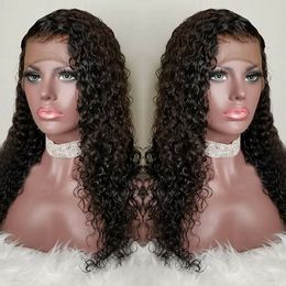 Transparent hd Curly Lace Front Human Hair Wigs-Glueless 130% Density Brazilian Virgin Remy Wigs with Baby Hairs for African Americans 12 inch Natural Color diva1