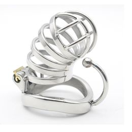 Male Chastity Cock Cage Bondage Device Stainless Steel Cocks Cages SM Fetish BDSM Sex Toys
