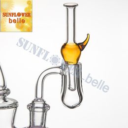 Smoke Round Bottom Banger Nail Orion with Glass Carb Cap Clear Joint For All Dab Oil Rigs Water Bongs