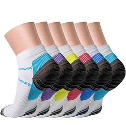 Compression Socks for Women and Men Sport Plantar Fasciitis Arch Support Low Cut Running Gym Compression Foot