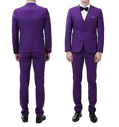 Customize Purple Men 3 Piece Suit Wedding Tuxedos Groom Tuxedos With Notch Lapel One Button Center Vent Men Blazer(Jacket+Pants+Tie+Vest)508