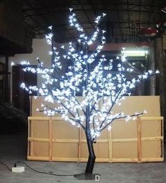 15 M Hauteur 5 Pieds Blanc Led Arbre De Fleurs De Cerisier Extérieur Intérieur Mariage Décoration De Jardin De Vacances Lumière 480 Led