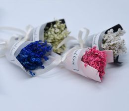 Lipstick cosmetics with hand-made dried flowers crystal grass mini bouquets activities gifts gifts custom