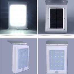 4pcs LED Solar Light 16 LED Outdoor Wireless Solar Powered Sensor Solar Lamp/ Wall lamp/ Security lights/Garden Light