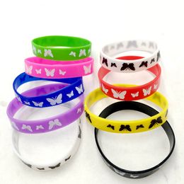 New Direct Selling Wholesale 100pcs jelly Silicone Bracelet Elastic Rubber Wristbands for Men Women Jewelry Fashion Accessories Cuff Gifts