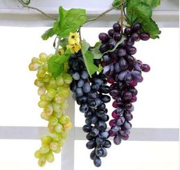 High Quality Imitation Grapes Lively Simulation 85-Grapes Fake Fruit Food Room Table Ornaments Decor Fruit and vegetable decor