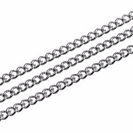 jewelry rolls for necklaces UK - 10yards rolls 1 1.5 2 2.5 3mm Stainless Steel Necklace Chains Bulk Fit Bracelets Findings Metal Link Chain For Jewelry Making