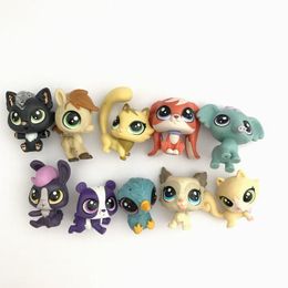 Lot10PCS Random Original Littlest Pet Shop Mini LPS Cute Animals Figure Toys