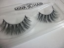 3D Mink Eyelashes A14 Natural Long Thick 1 Pair False Lashes Extensions Handmade