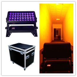 40x18W DMX RGBWA UV LED City Colour disco light Outdoor Stage Lighting with case