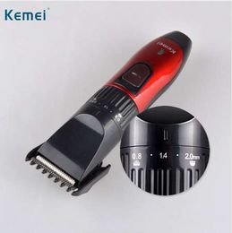 Kemei Adjustable Hair Trimmer Rechargeable Hair Clipper for Men Hair Machine Battery Cutter Razor KM-730 Hot Sale