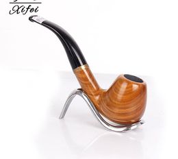 New products, solid wood, Green Sandalwood pipe, handmade men's filter and portable smoking set.