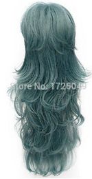 FREE SHIPPING+++ Tokyo Ghoul Blue Wavy Anime Wigs Eto Sen Takatsuki Cosplay wig with