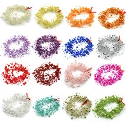 Wholesale-5 Meters 8+3mm Fishing Line Artificial Pearls Beads Chain Garland Flowers DIY Wedding Party Decoration Products Supply