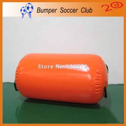 Free shipping door to door 60cm diameter inflatable gymnastics air mat/barrel,air gym equipment inflatable air track/roller for children