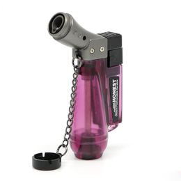 1300'C Metal Refillable Butane gas Torch Lighters Windproof Jet Flames Kitchen Brulee Culinary Lighters Tools Accessories DHL FREE