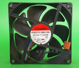 Wholesale: SUNON EF92251S1-Q09C-S9A 9025 12V 3.83W 12V 9CM four wire large air volume fan fan dryer fan