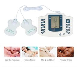 LCD Electronic Pulse Massager Tens Acupuncture Therapy Machine Body Massager Tools Electrical Stimulator